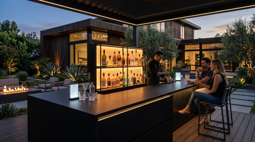 a high tech backyard evening bar 202606171824