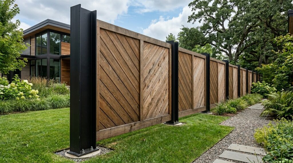 architectural backyard fence layout 202606111422