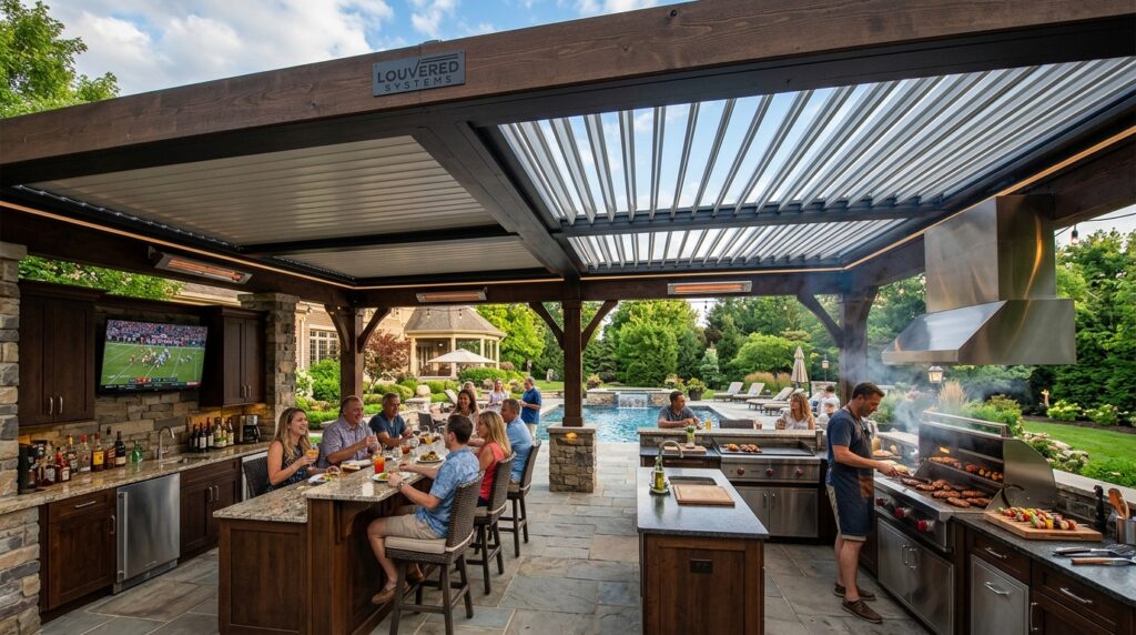 backyard pavilion dual zone kitchen 202606181112