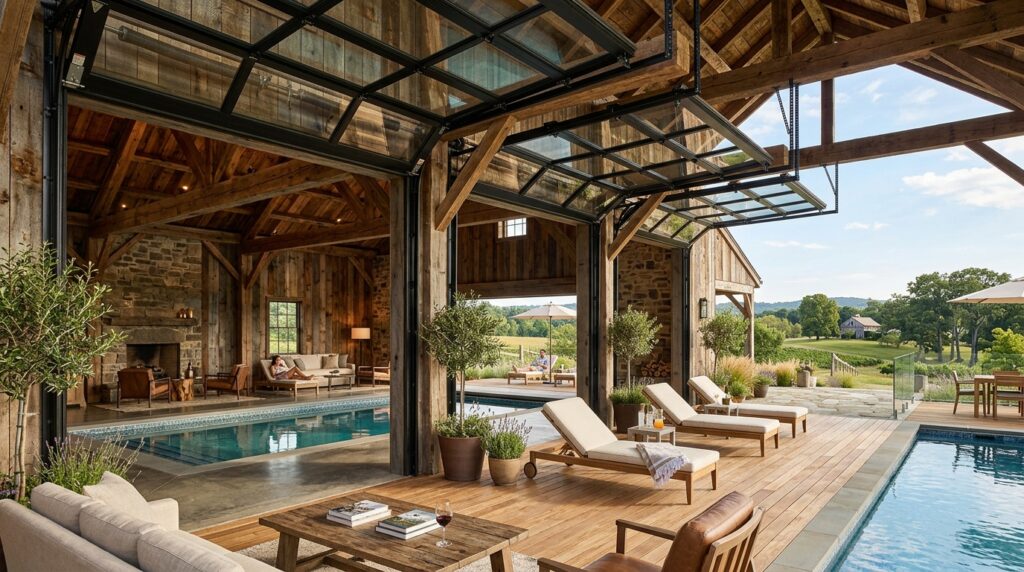barn conversion pool house sun 202606130900