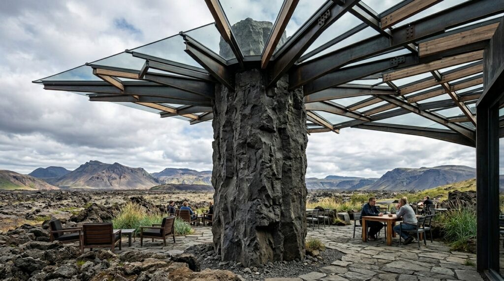 basalt pylon balancing metal canopy 202606081956