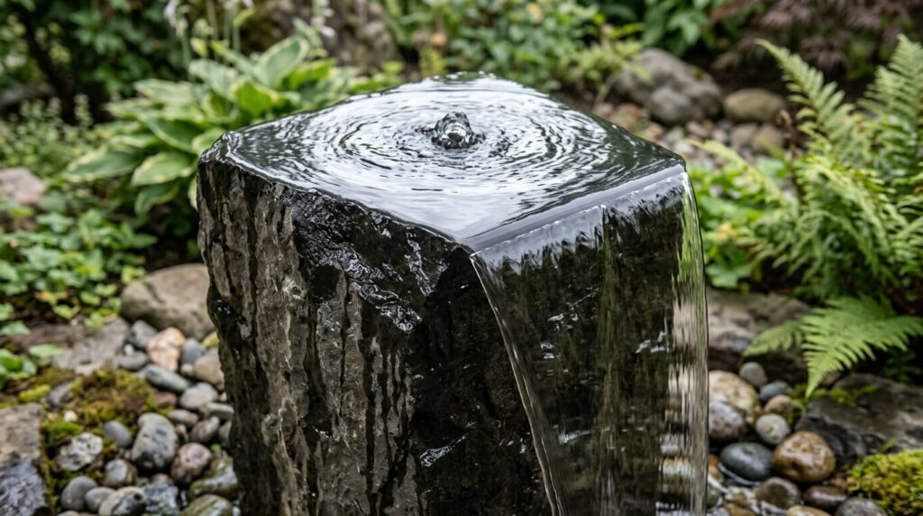 bubbling stone water feature 202606110015