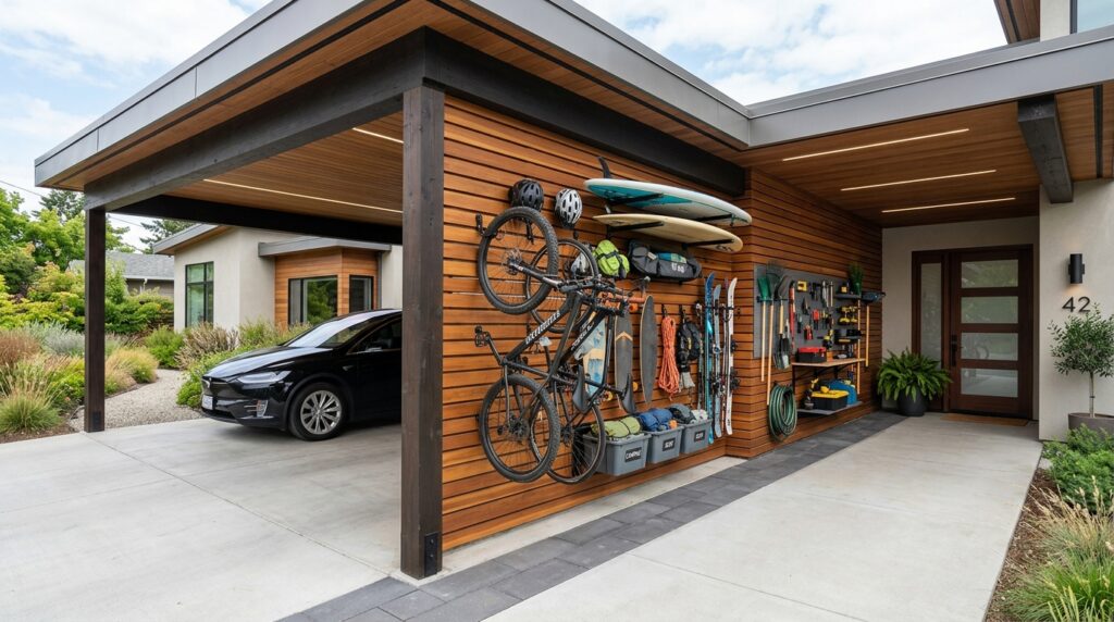carport breezeway with slat wood… 202606160918