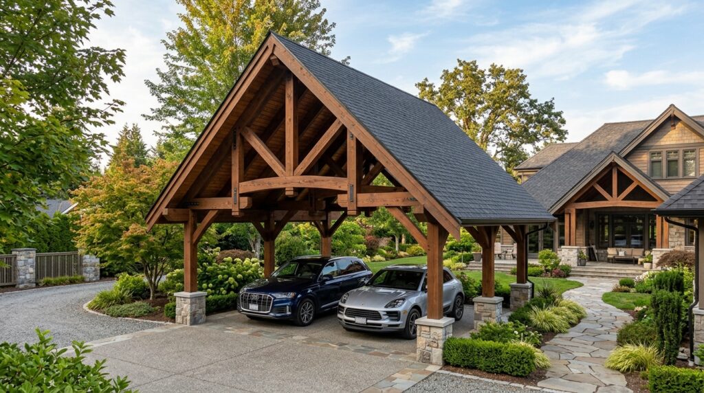 Smart Carport Outdoor Ideas That Will Instantly Upgrade Your Home carport built like pavilion 202606061803