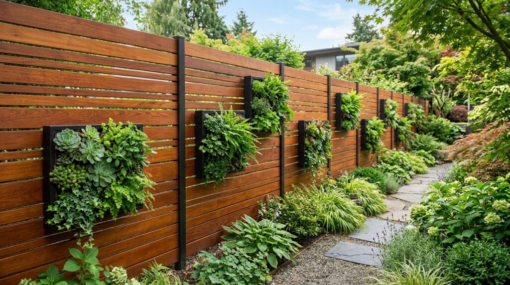 cedar fence with living gardens 202606121054
