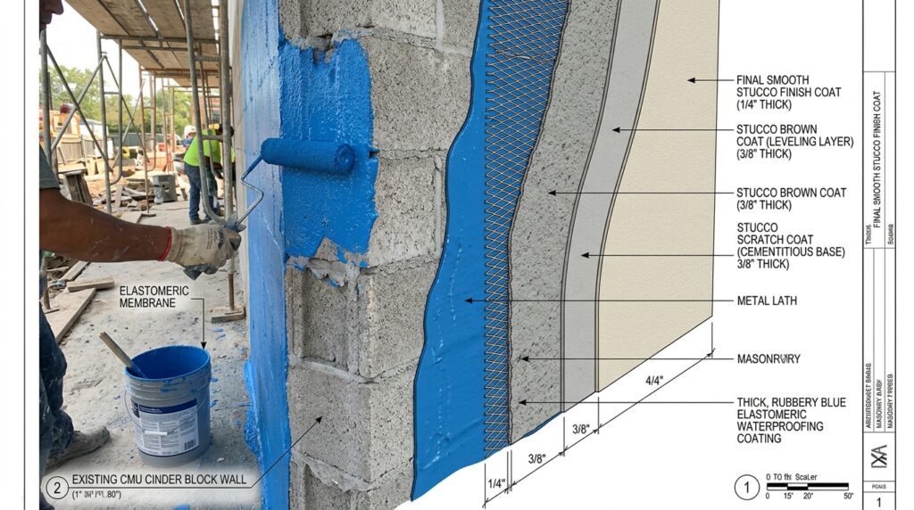cinder block wall waterproofing … 202606110912