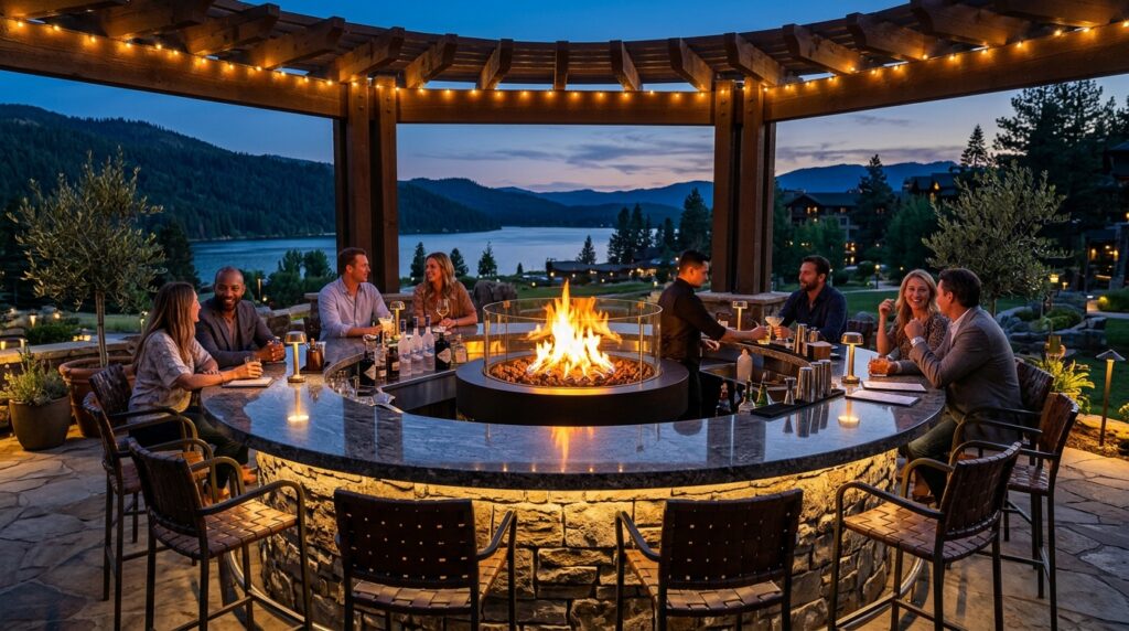 circular bar around fire pit 202606161405