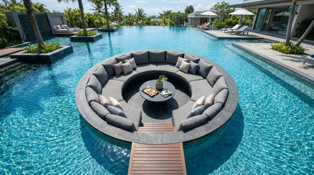 circular lounge area pool water 202606081154