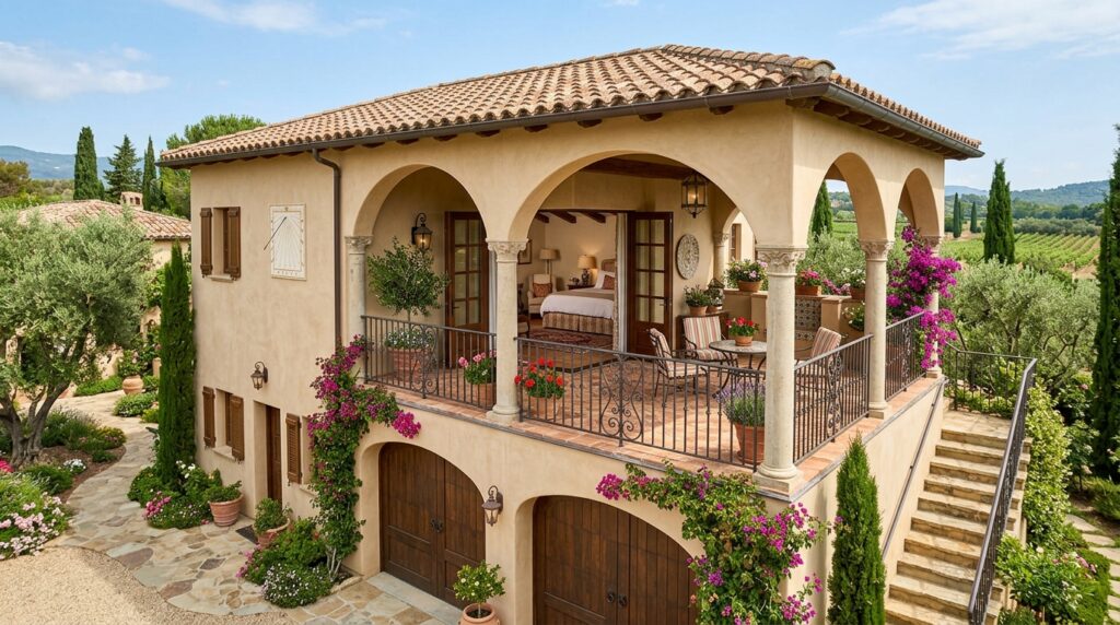 coach house with loggia balcony 202606131056