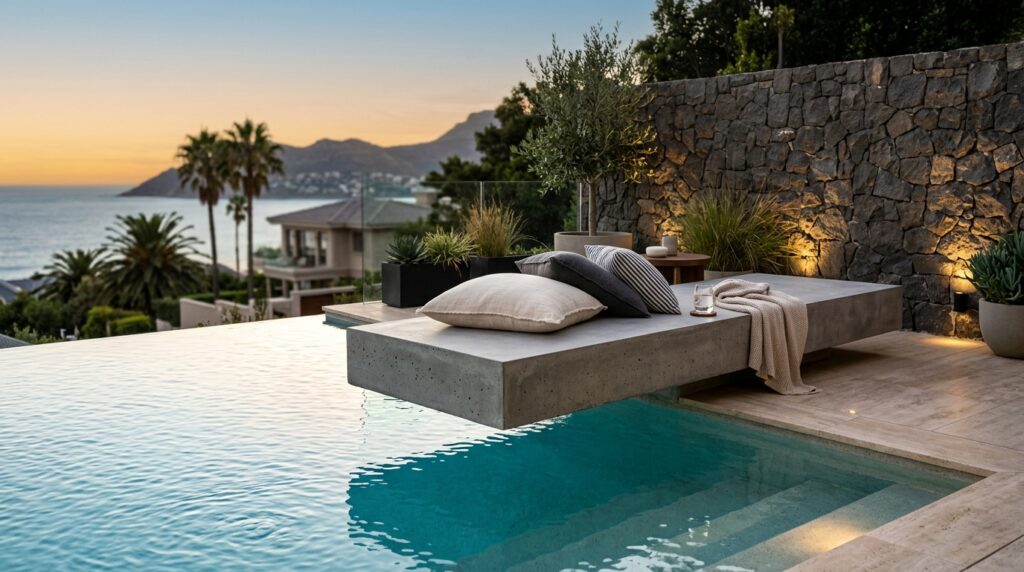 concrete bench over water 202606081157