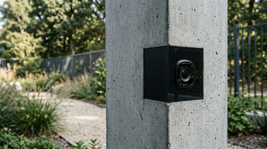 concrete column with ai camera 202606111157