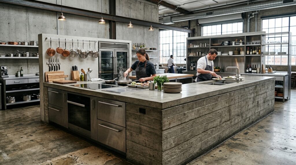 concrete island with stainless s… 202606161425
