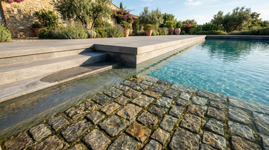 concrete step meets cobblestone … 202606081210