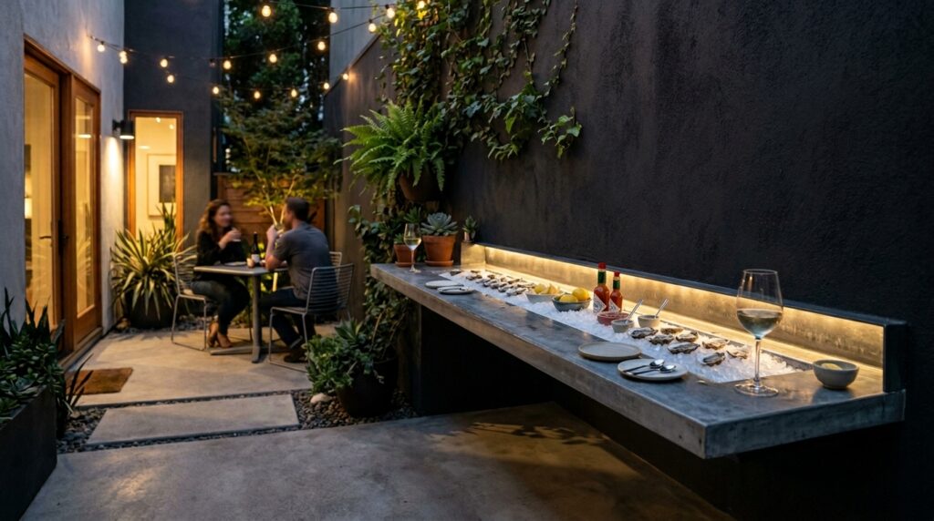 courtyard patio with raw bar 202606181431
