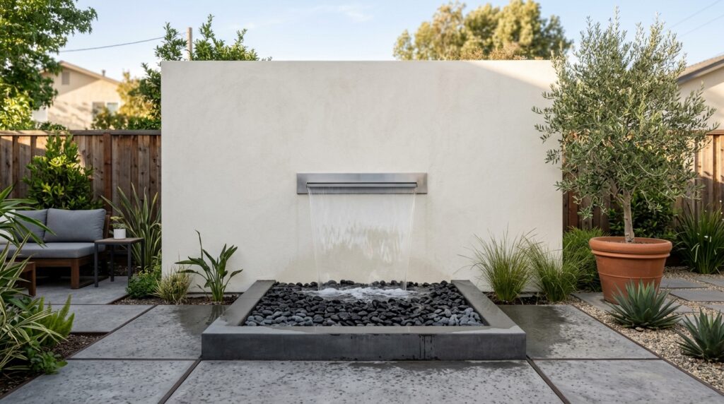 courtyard with water feature 202606110422