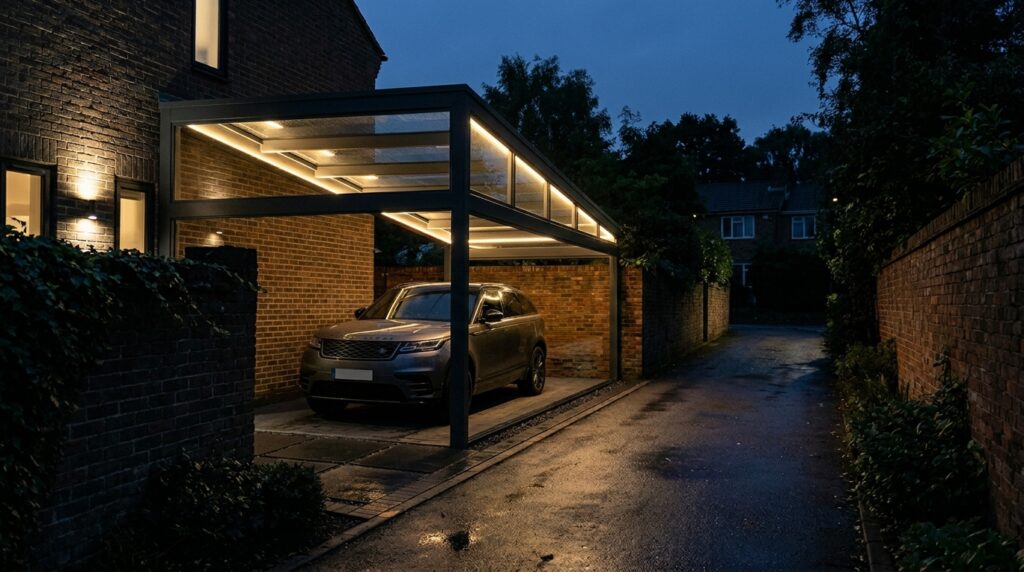 driveway with lean to carport 202606160940