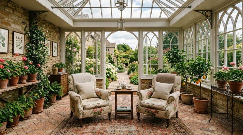 Sunroom and Solarium Ideas For Year-Round Luxury Living english orangery sunroom interior 202606052139