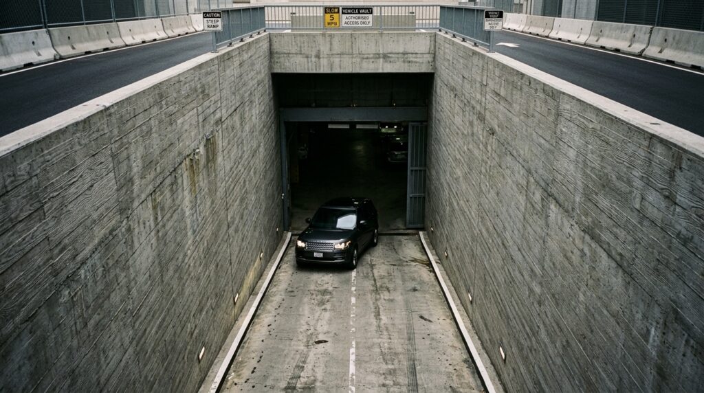 entry ramp into dark vehicle 202606081419