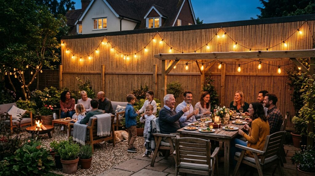 Bamboo Reed Screening Fences for Quick, Cost-Effective Privacy family backyard gathering space … 202606112343