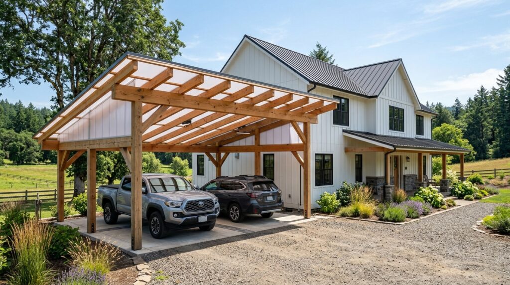 farmhouse carport with polycarbo… 202606152117