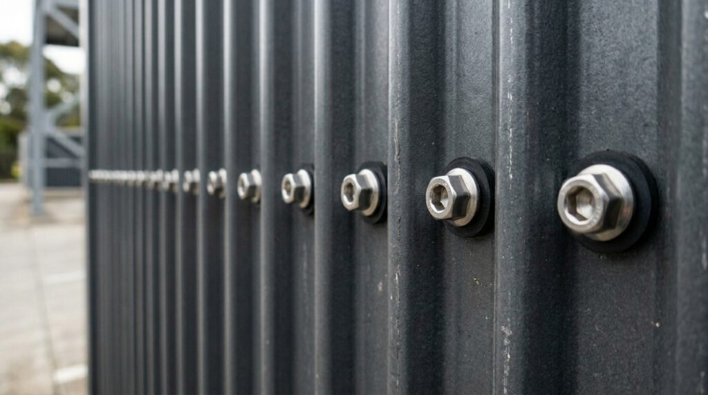 fence panel with screws 202606111116
