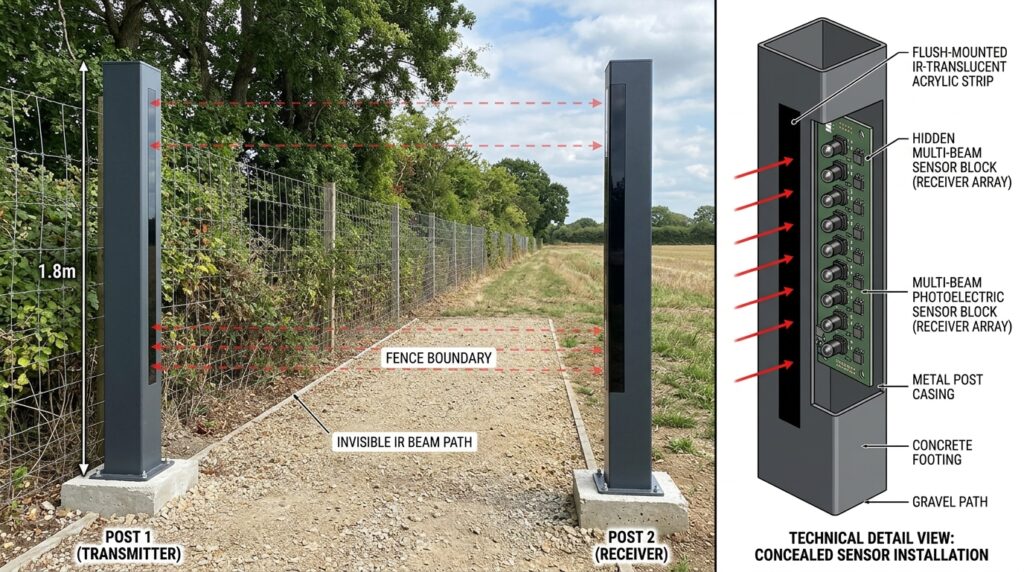 fence posts with hidden sensors 202606111502