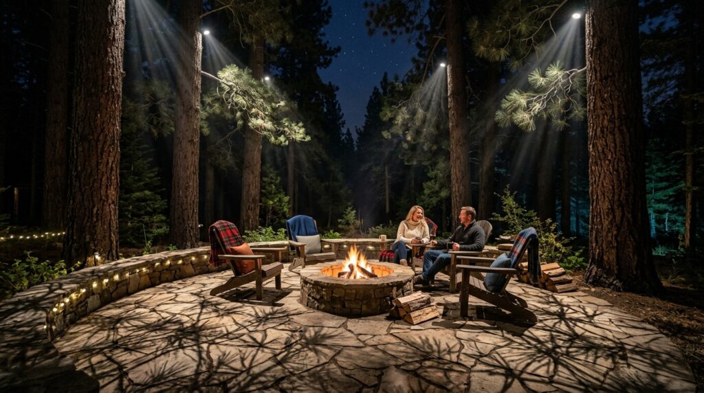 fire pit patio with pine 202606101337