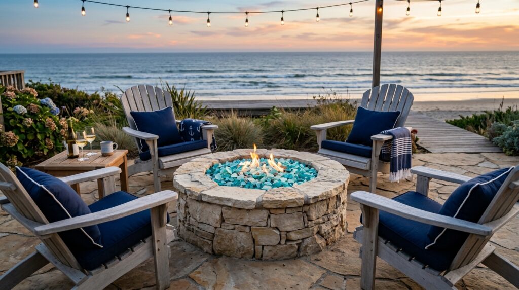 Fire Pit Lounge Ideas For Cozy Backyard Evenings fire pit with chairs 202606042045