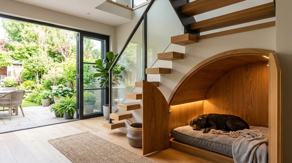 floating staircase pet den 202606131120