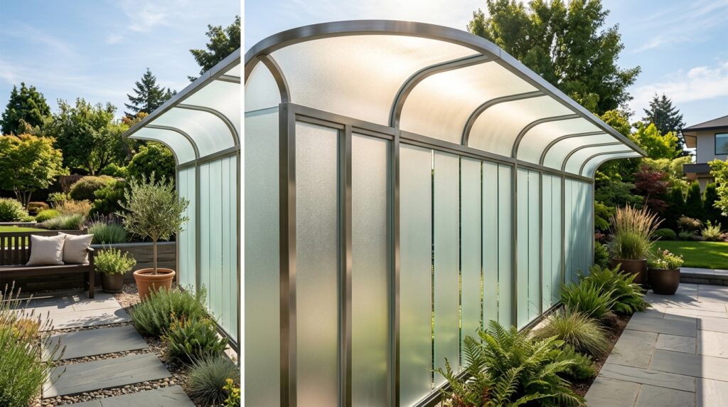 frosted glass fence canopy 202606121033