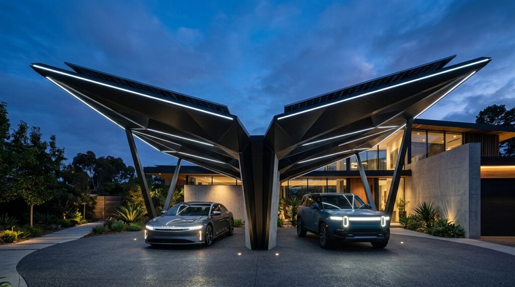 futuristic double car carport wings 202606161018