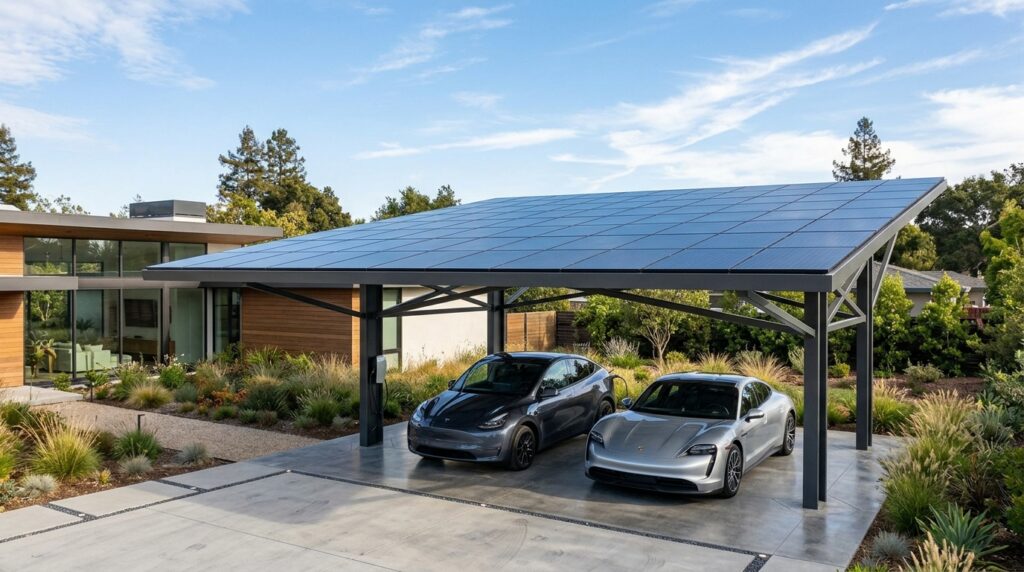 futuristic pavilion carport sola… 202606152100