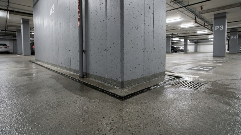 Modern Hidden Underground Car Cavities and Hidden Garage Vaults garage floor corner water runoff 202606072206