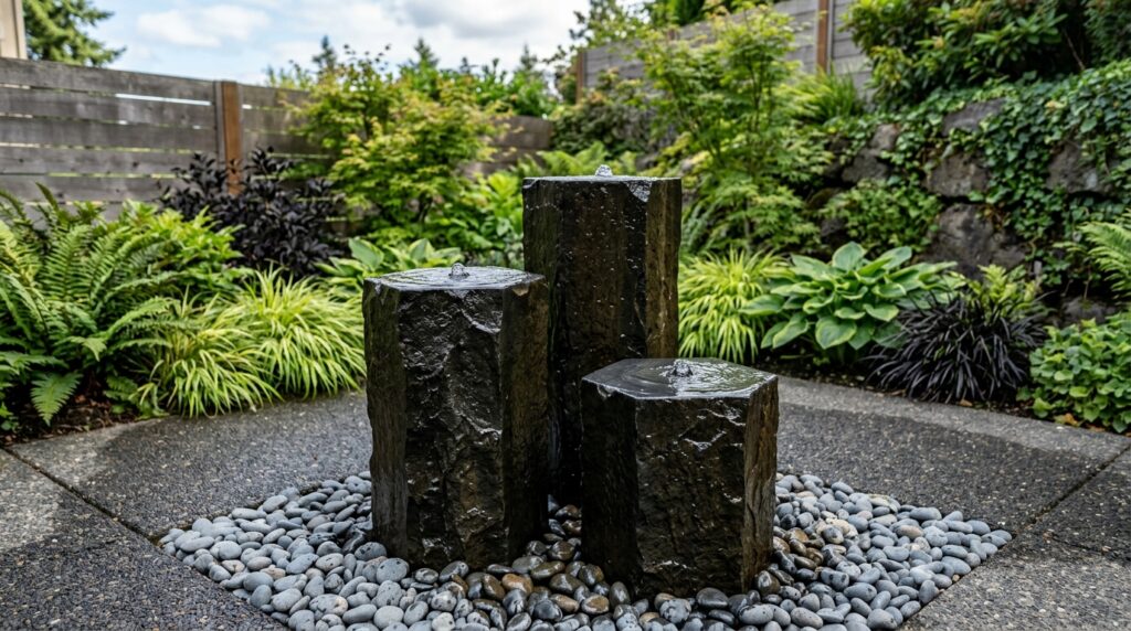 garden columns with water 202606110011