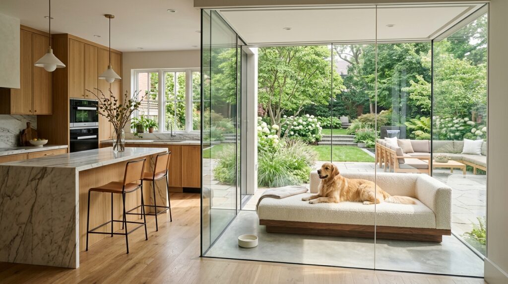 golden retriever in pet suite 202606131114