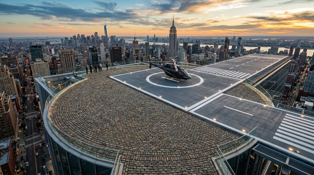 helipad runway meets cobblestone… 202606081338
