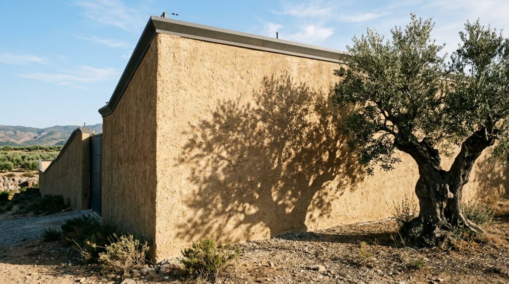 high security stucco wall compound 202606121012