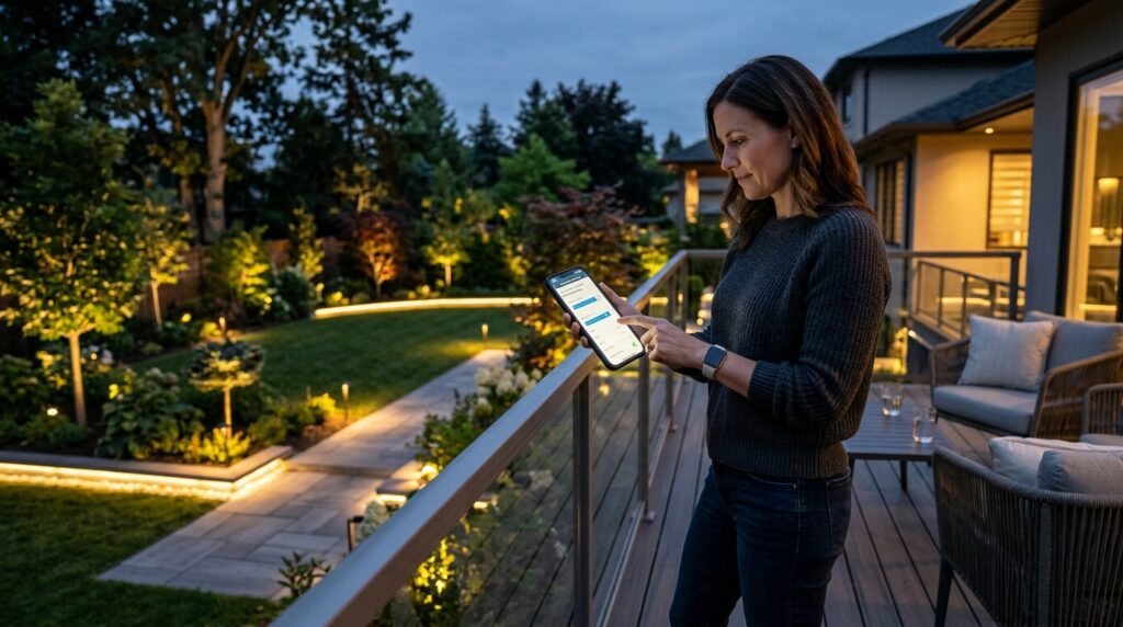 homeowner using smartphone app 202606111425