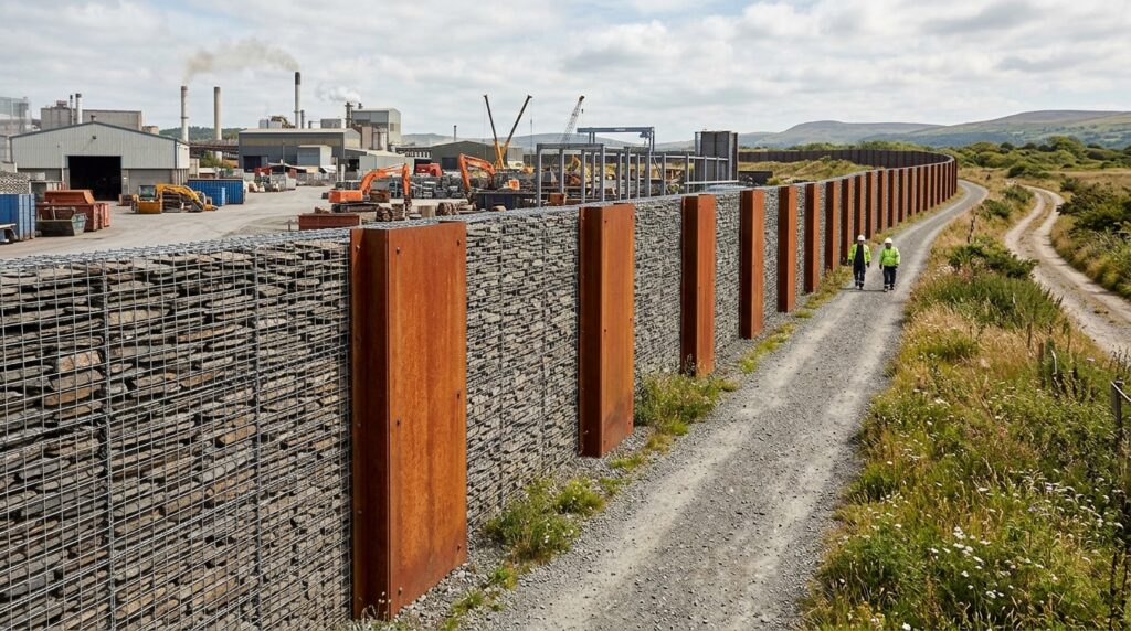 industrial boundary wall gabion … 202606121124