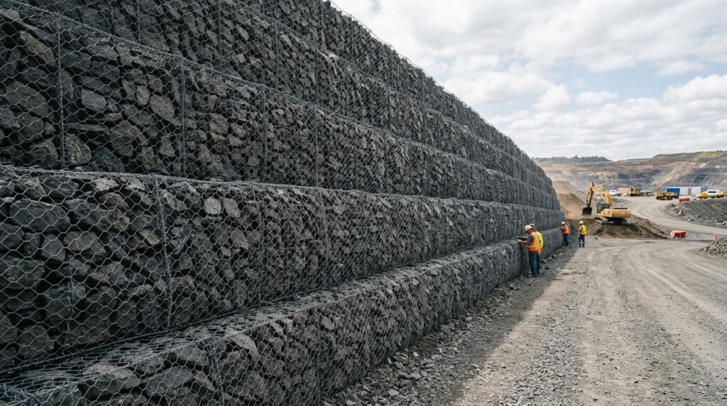 industrial retaining wall basalt 202606121124