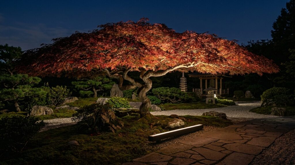 japanese maple tree garden light 202606111024