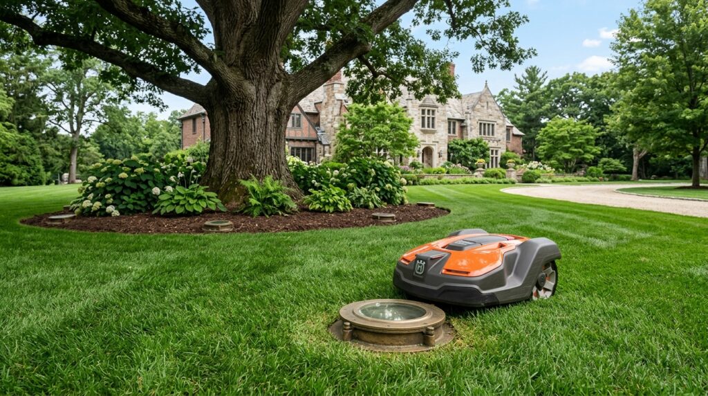 luxury lawn with brass well 202606111026