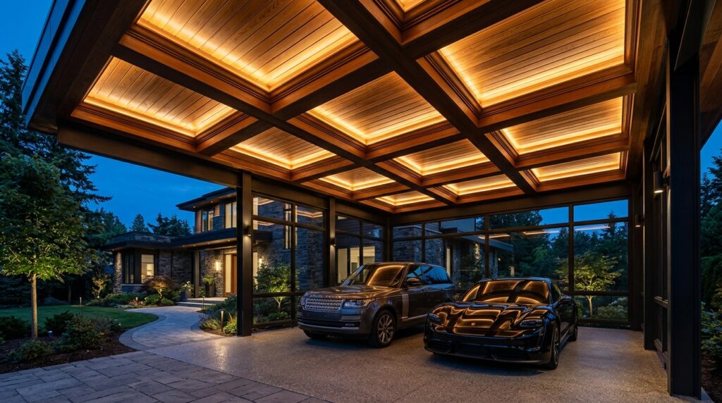 luxury modern carport coffered c… 202606152304