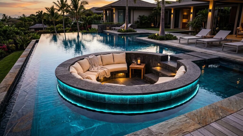 luxury pool sunken lounge 202606101321