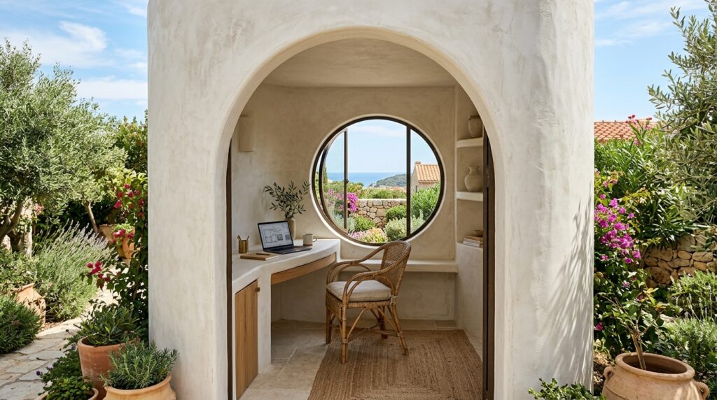 mediterranean office pod interior 202606132154