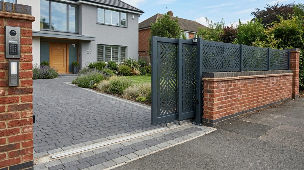 Modern Main Gate Designs For a Luxurious First Impression metal gate panels sliding stacking 202606070710