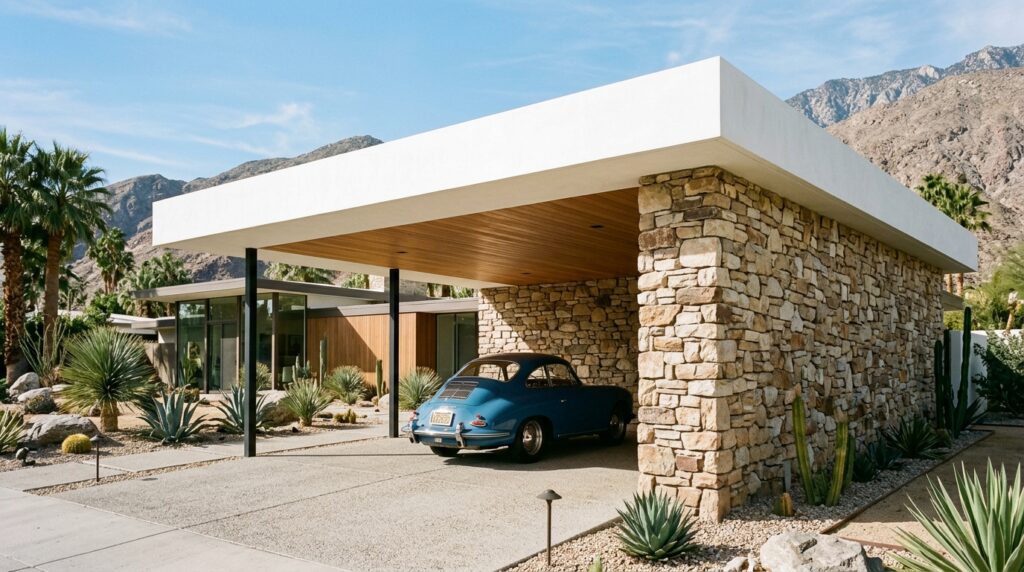 mid century modern carport pavilion 202606152058