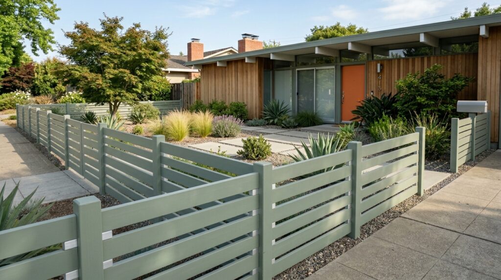 mid century modern home yard 202606111238