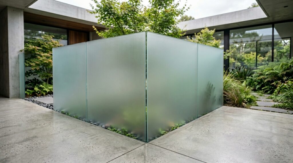 minimalist courtyard boundary gl… 202606121028