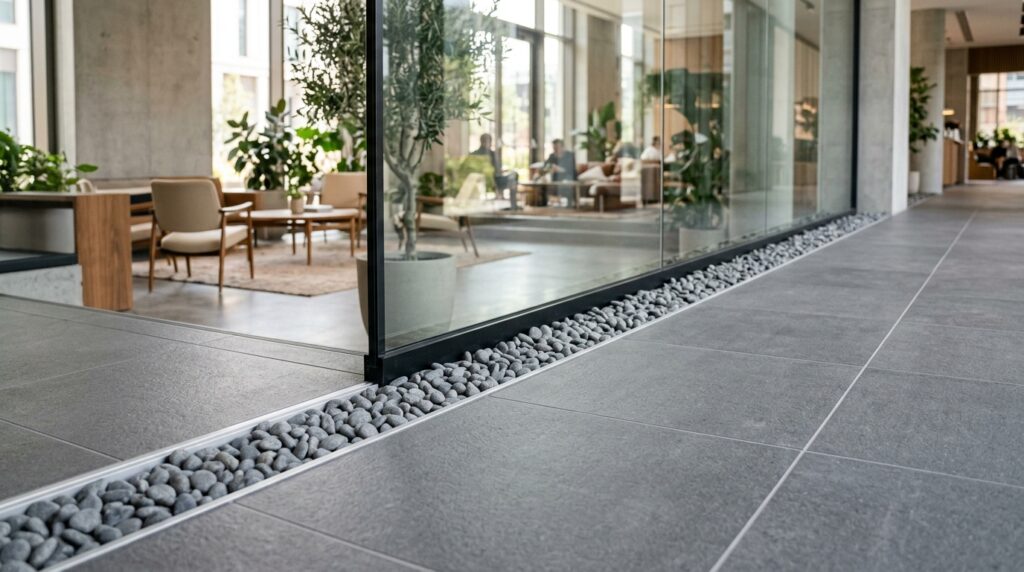 Architectural Sunken Bunker Lounges for High-End Privacy minimalist lounge transition peb… 202606081042